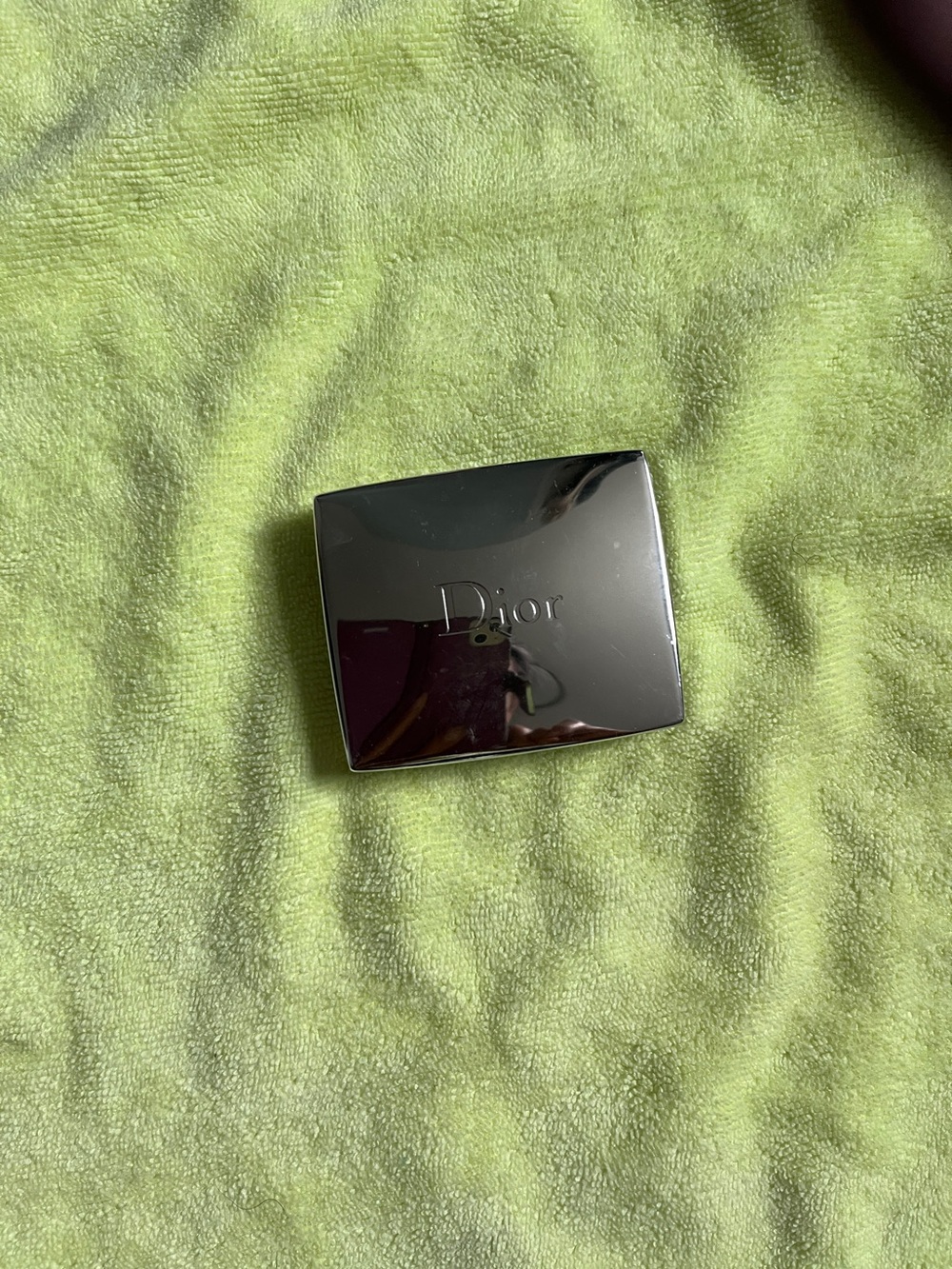 Dior Shiny Silver Square Compact